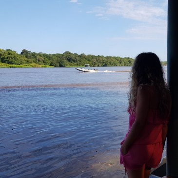 En el porche de Casa Marbella - Tortuguero